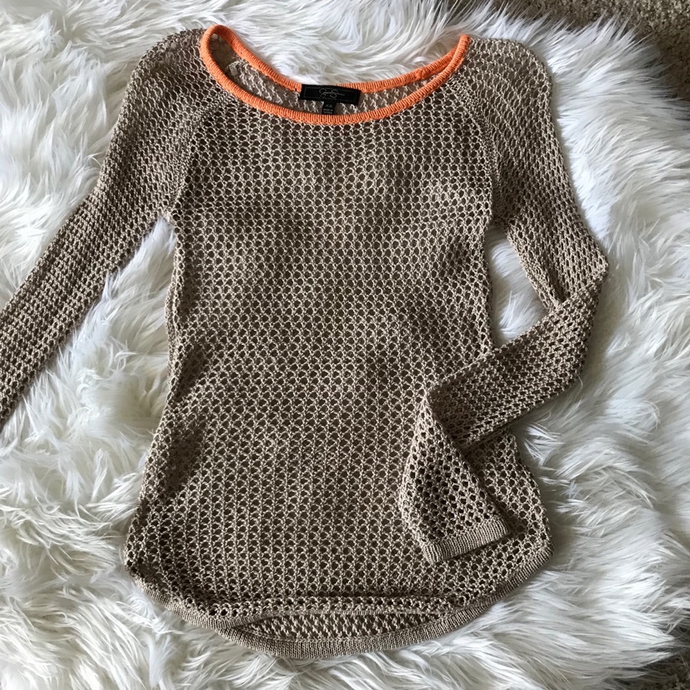 Jessica Simpson Beach Cover-Up Long Sleeve Shirt
